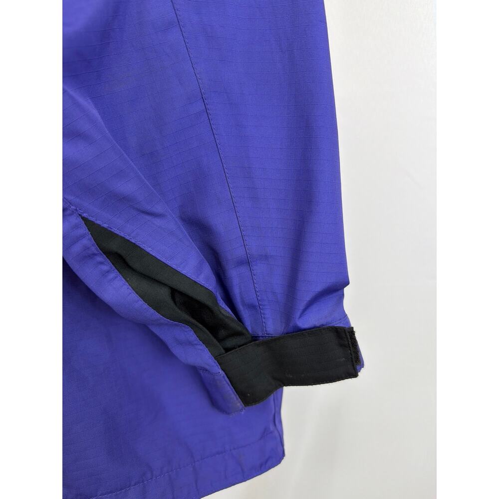 Vintage Early Winters Purple & Black Ripstop Performance Rain Jacket Size XL - Picture 3 of 13